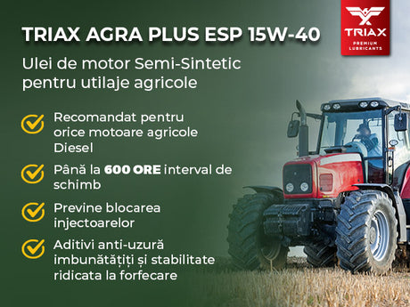 TRIAX AGRA PLUS ESP 15W-40 Semi-Sintetic CK-4