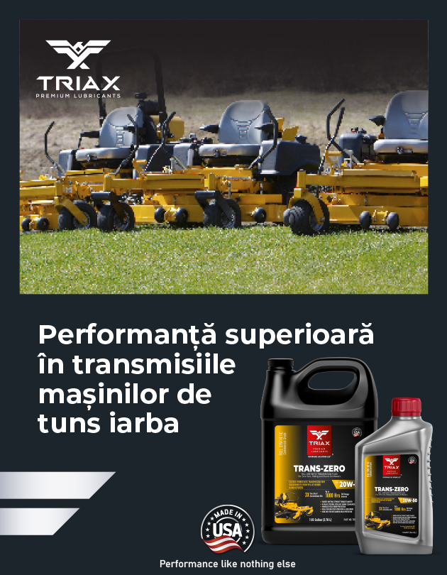 TRIAX TRANS ZERO 20W-50 - Ulei transmisii hidrostatice pentru masini tuns iarba