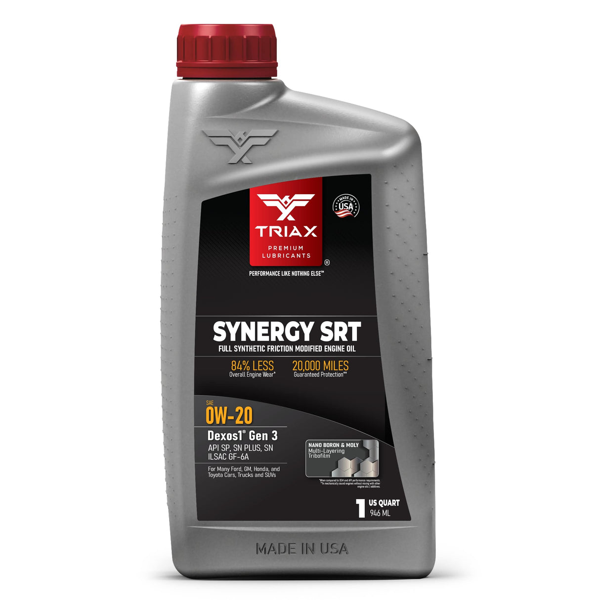 TRIAX SYNERGY SRT 0W-20 Full Synthetic