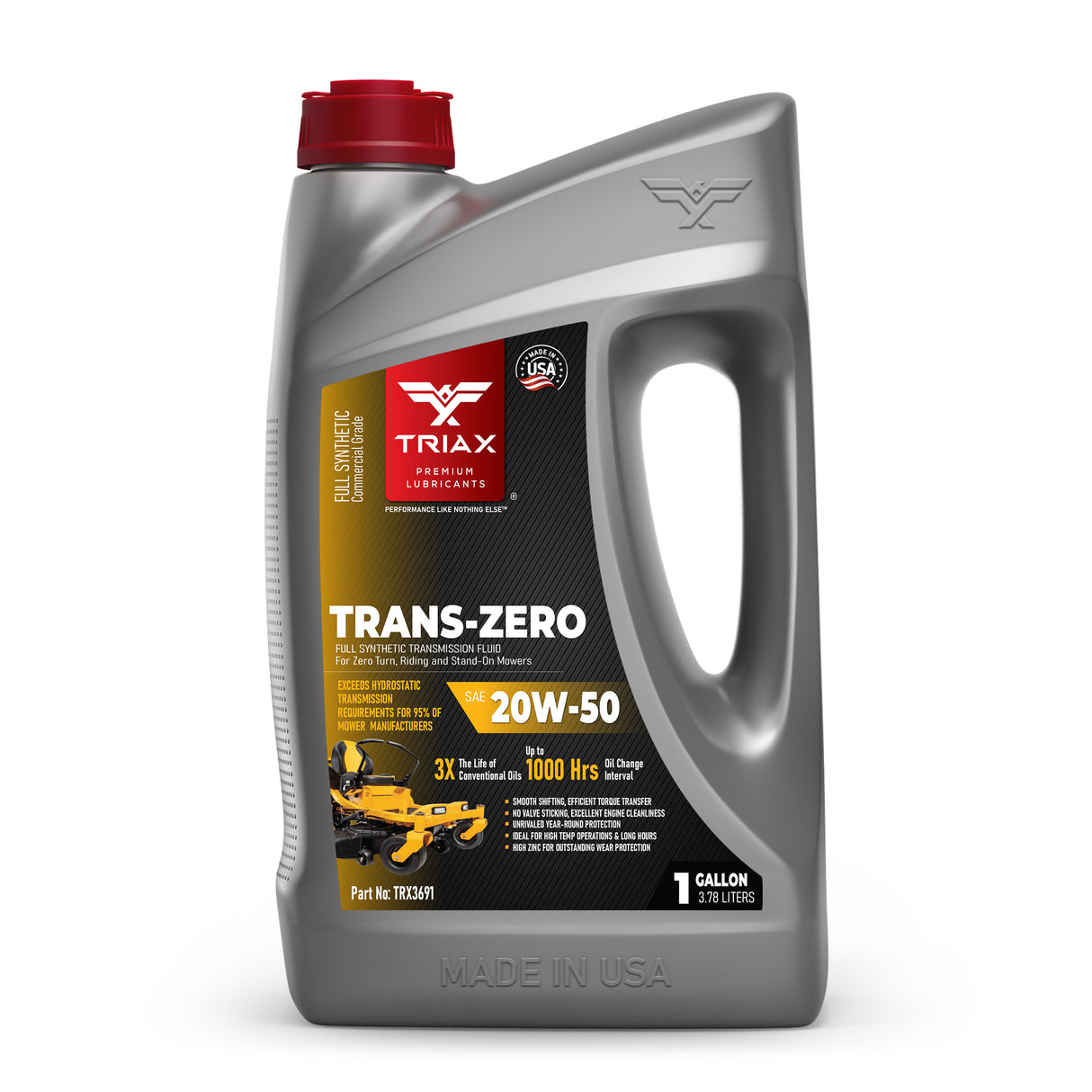 TRIAX TRANS ZERO 20W-50 - Ulei transmisii hidrostatice pentru masini tuns iarba