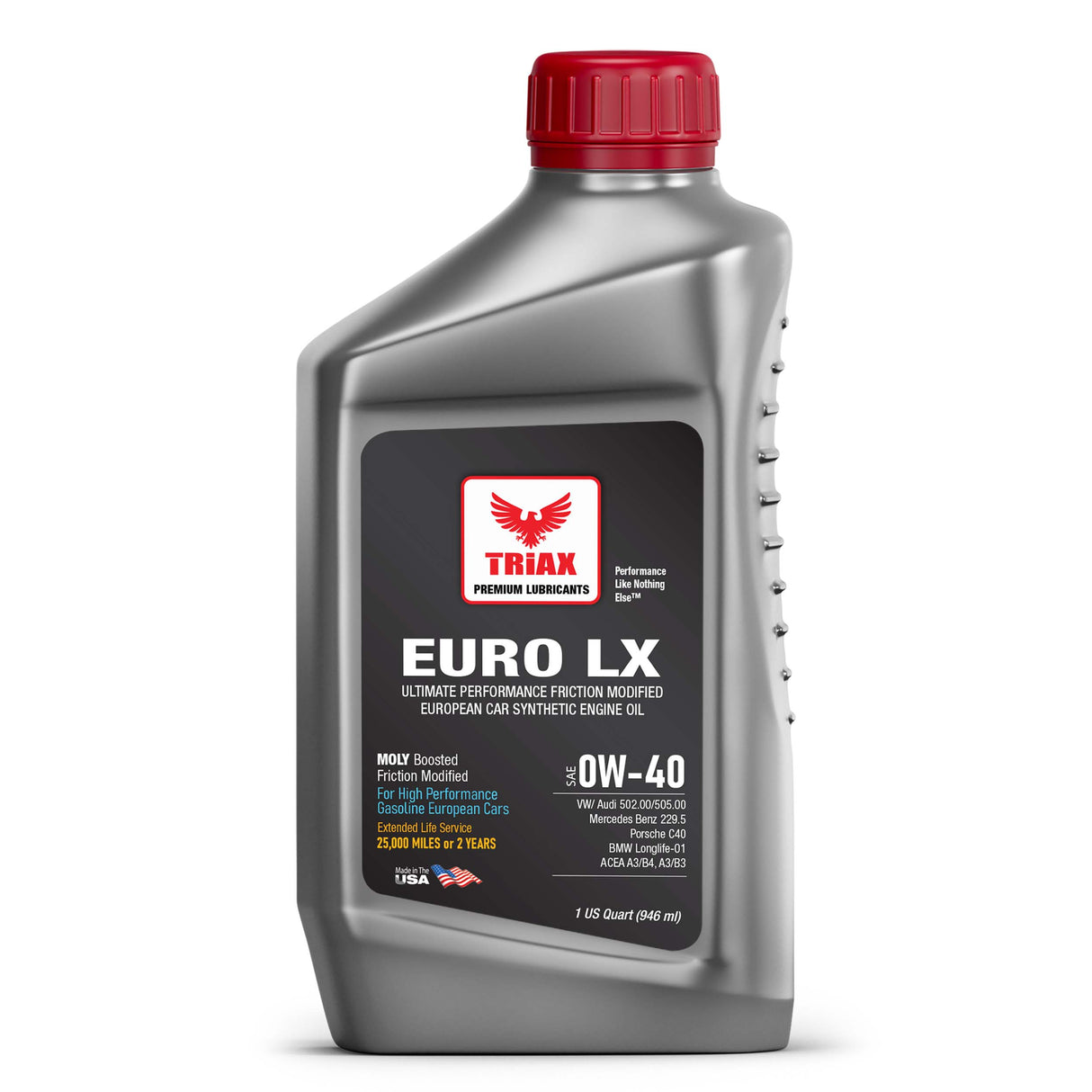 TRIAX Euro LX 0W-40 Full Synthetic/ Benzina | BMW LL-01 | MB 229.5