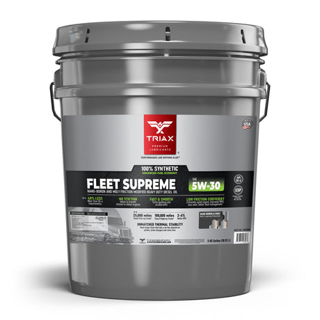 TRIAX FLEET SUPREME 5W-30 CK-4 Full Synthetic 18.92 L