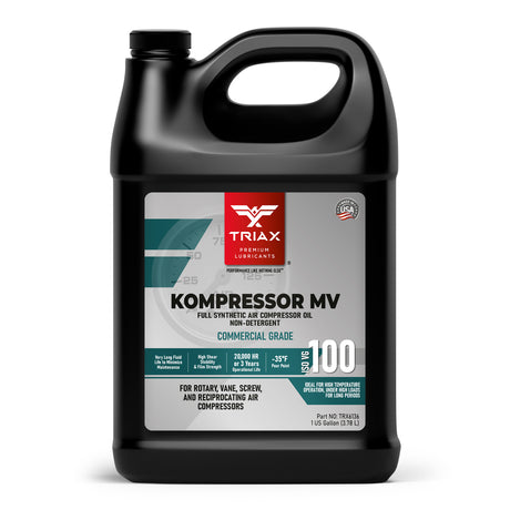 TRIAX Kompressor MV ISO 100 Full Sintetic Ulei compresor aer 3.78L