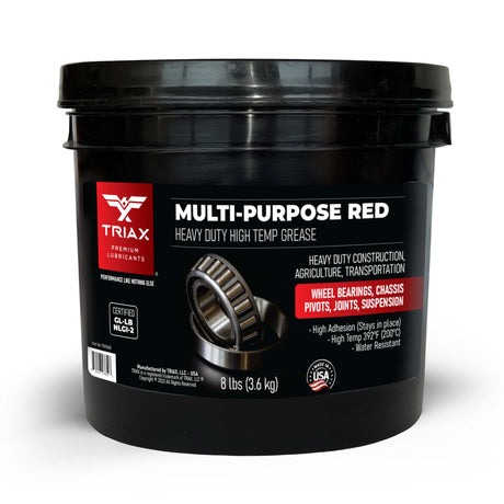 TRIAX Multi-Purpose RED Grease Vaselina Heavy Duty pentru temperaturi (200° C) 3.6 kg