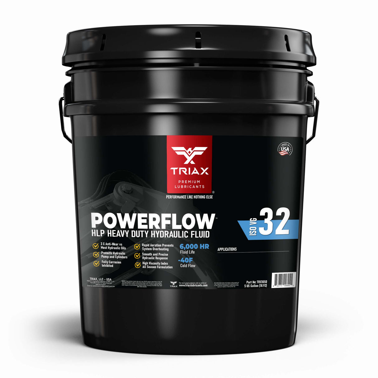 TRIAX Powerflow Hydraulic Fluid HLP 32