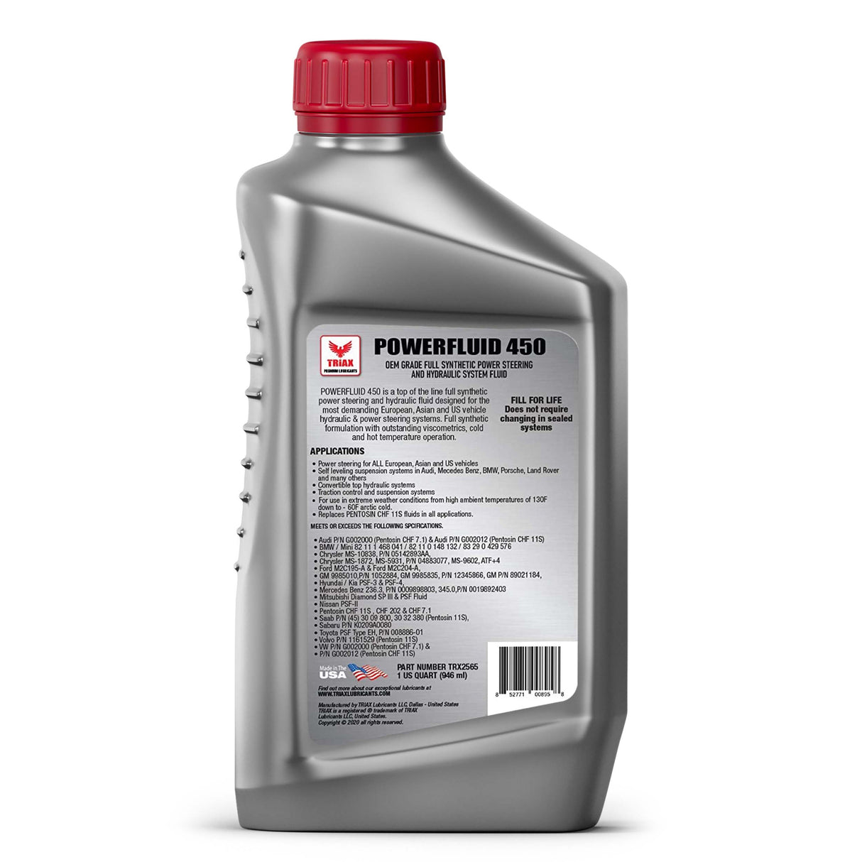 TRIAX Powerfluid 450 - Ulei de Servodirectie si sistem hidraulic CHF 11S, CHF 202 & CHF 7.1